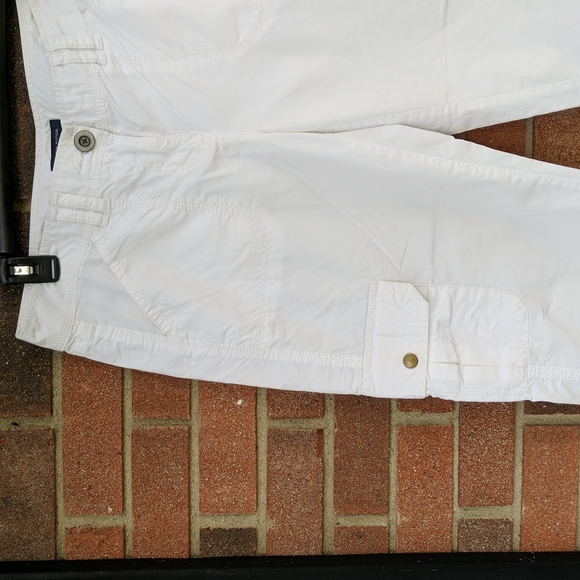 Tommy Hilfiger White Cargo Pants  Size 6 - Picture 2 of 12